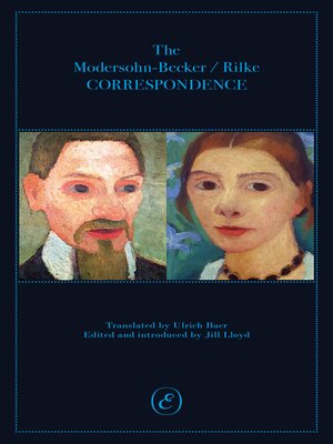 cover image of The Modersohn-Becker/Rilke Correspondence